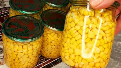 تصویر 3 از کنسرو ذرت خانگی با بافت نرم و خوش طعم